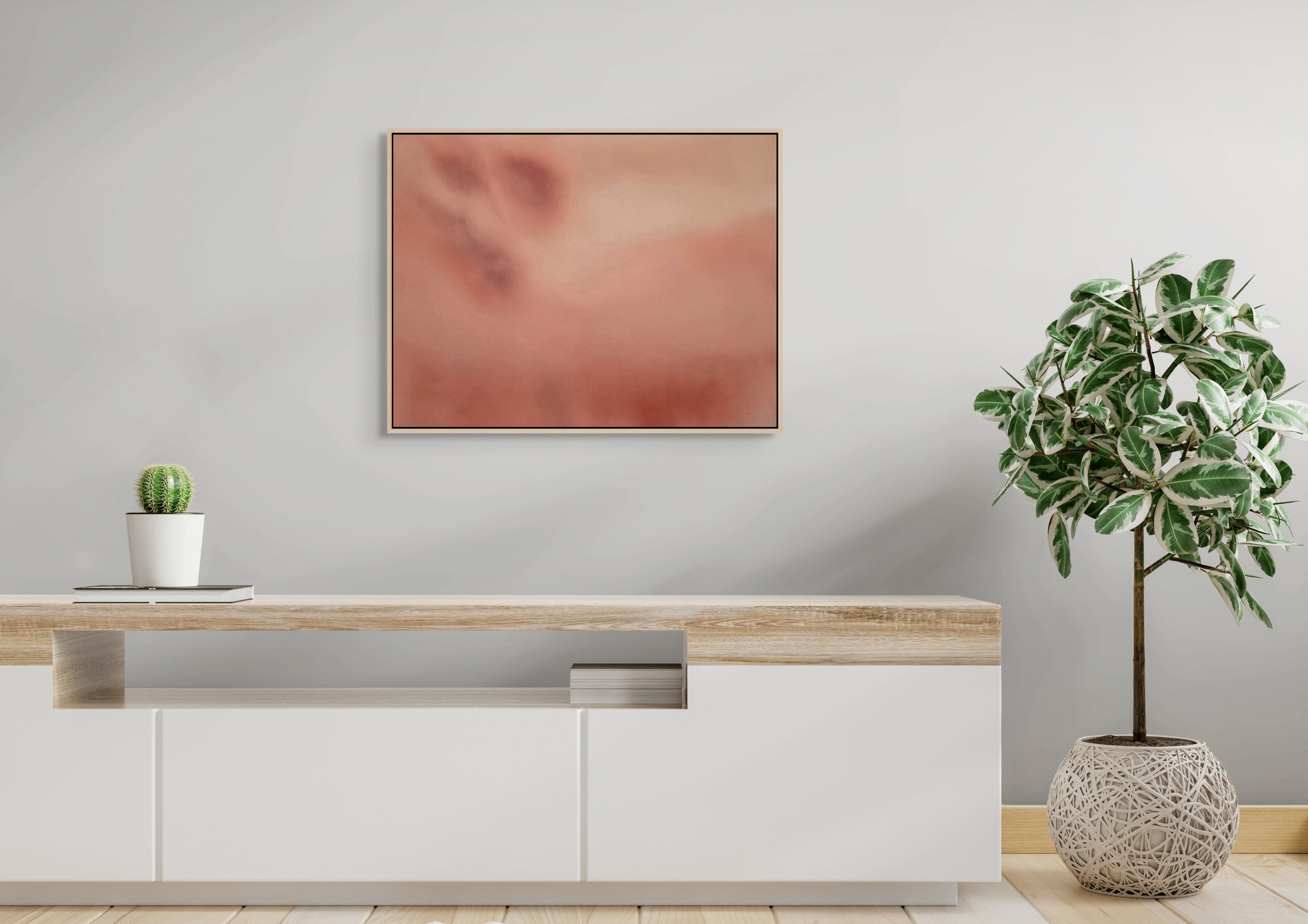 Pale Distance · 80 × 60 cm