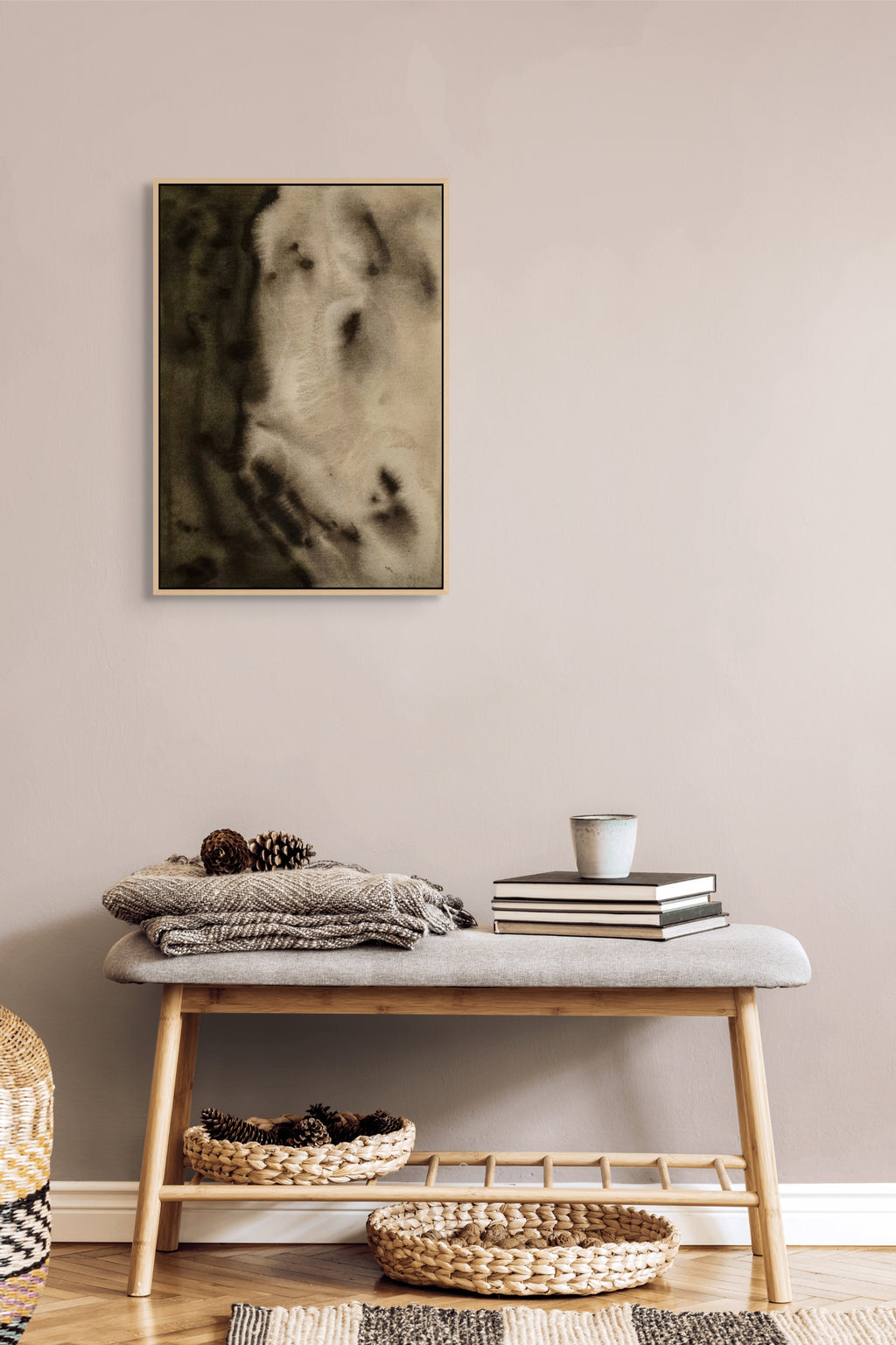 Earthen Veil · 50 × 70 cm