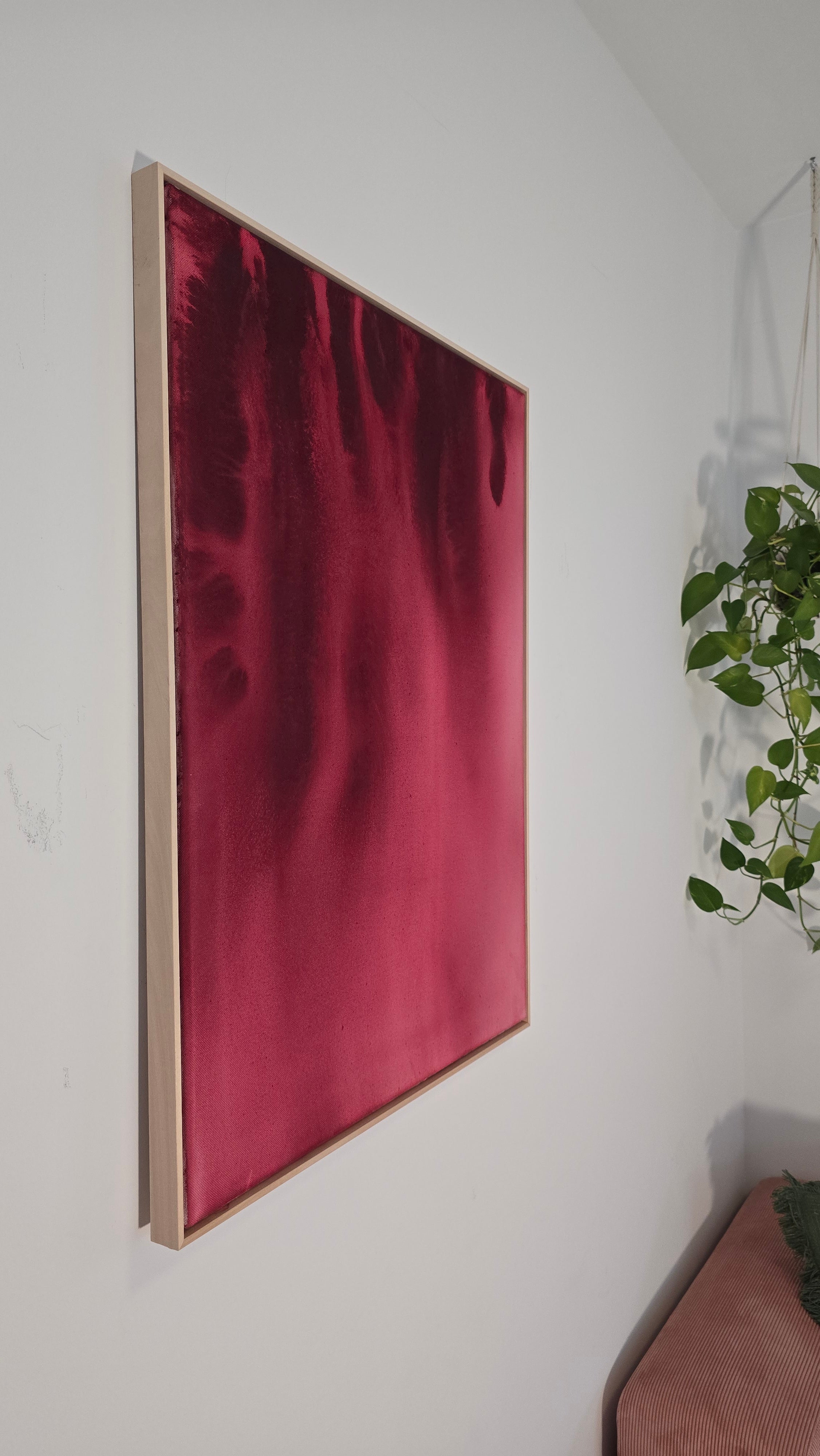 Falling Red · 100 × 70 cm