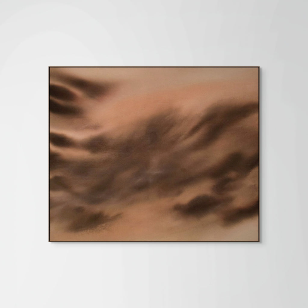Sepia Veil · 100 × 120 cm