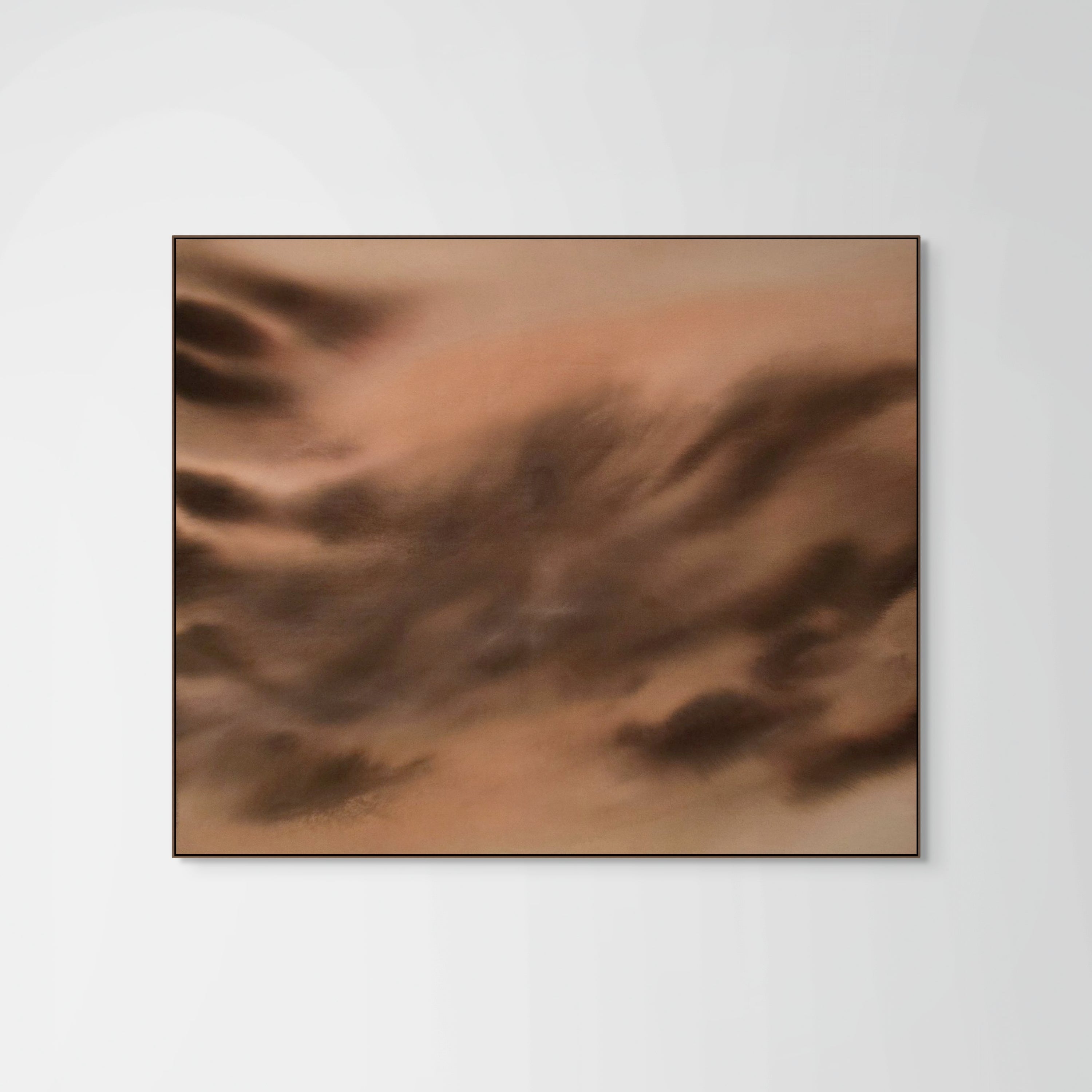 Sepia Veil · 100 × 120 cm