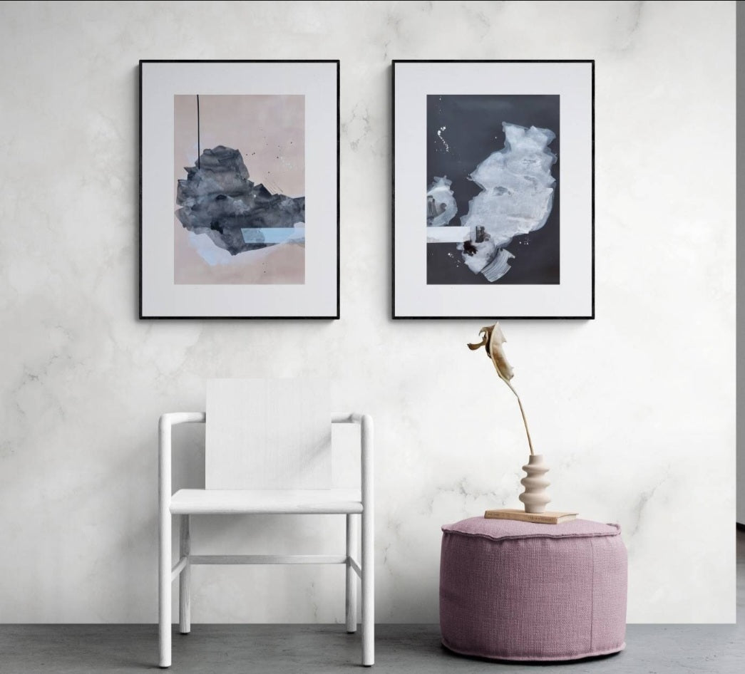 Untitled duo · 50 × 70 cm each