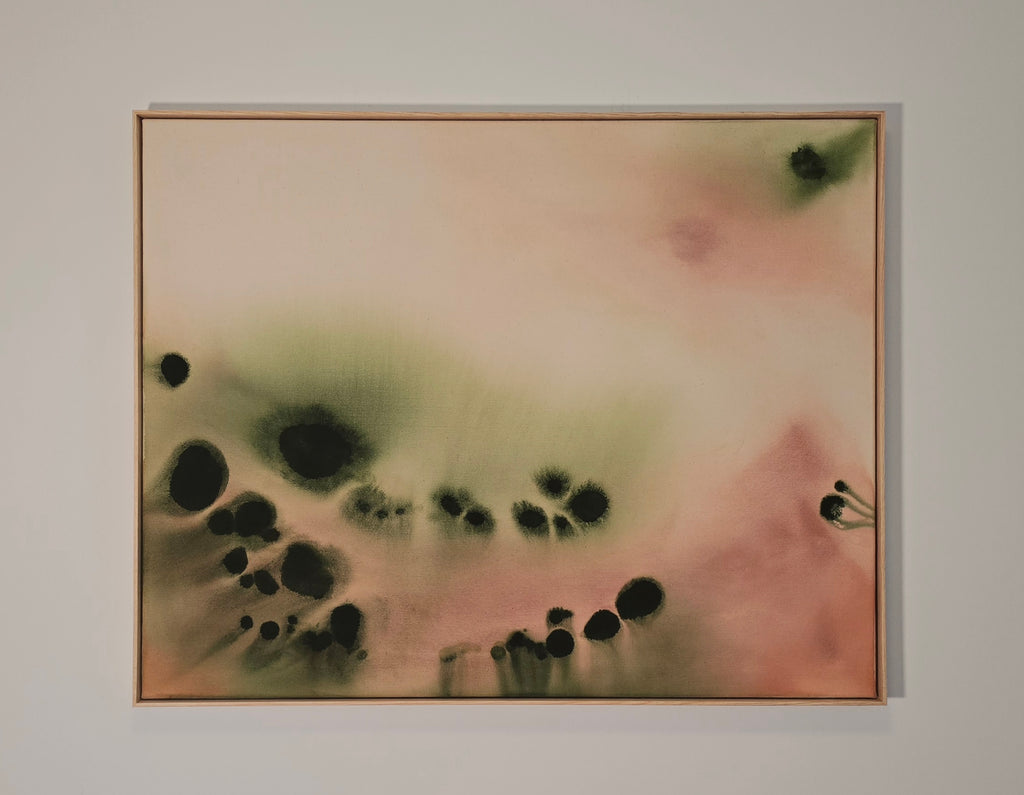 Quiet Bloom · 100 × 80 cm