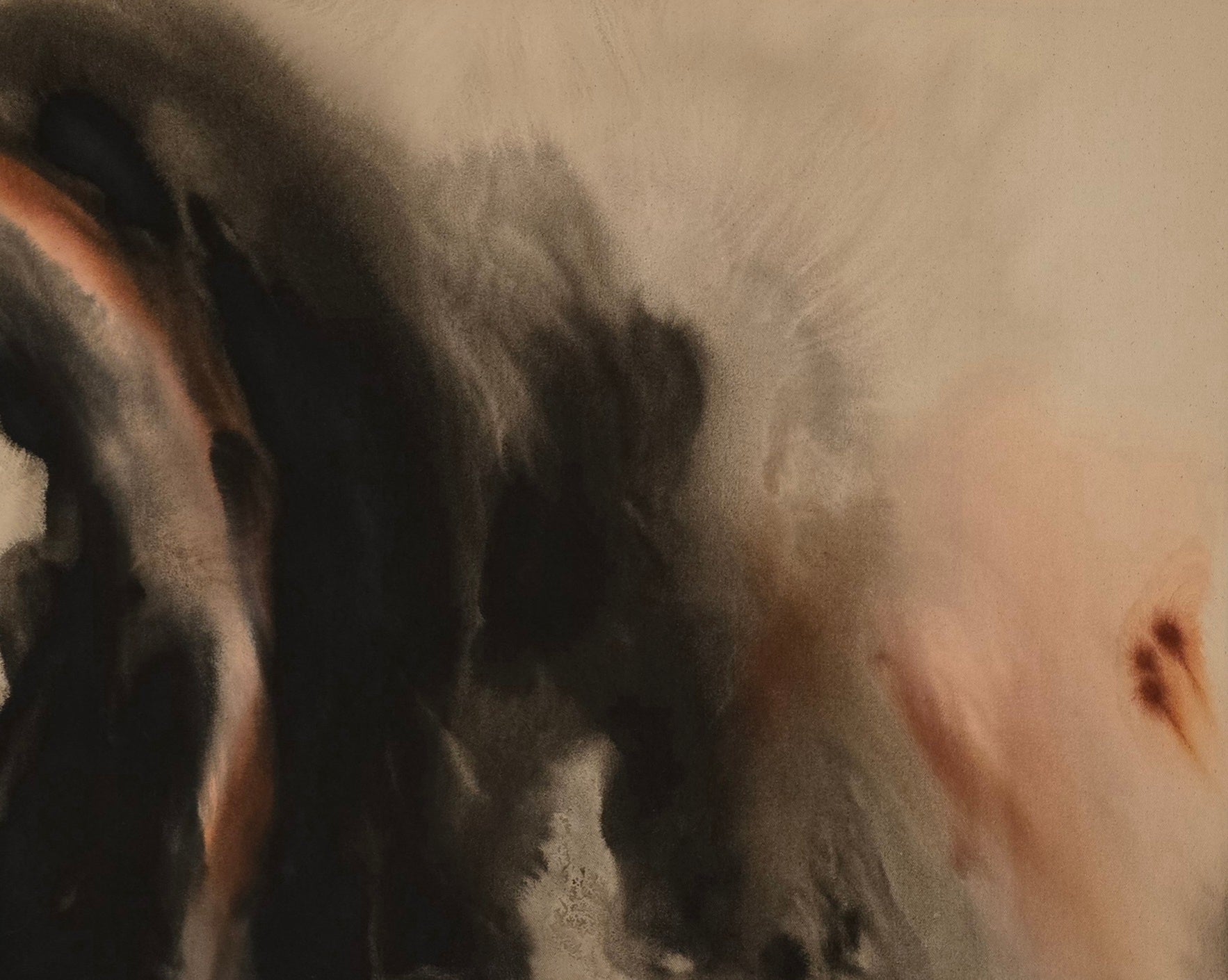 Eroded Silence · 100 × 80 cm