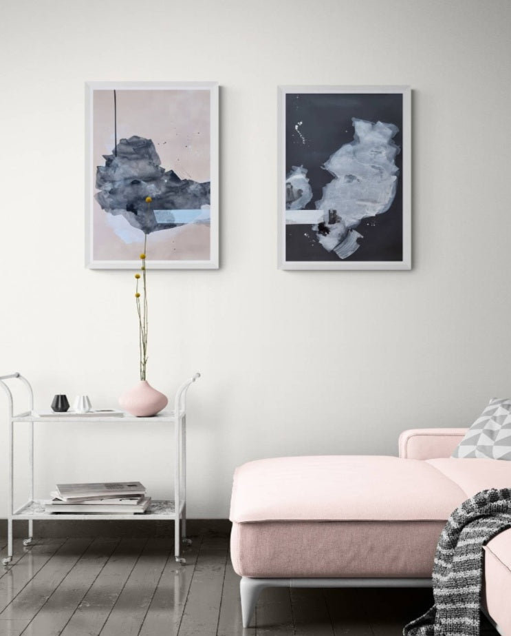 Untitled duo · 50 × 70 cm each