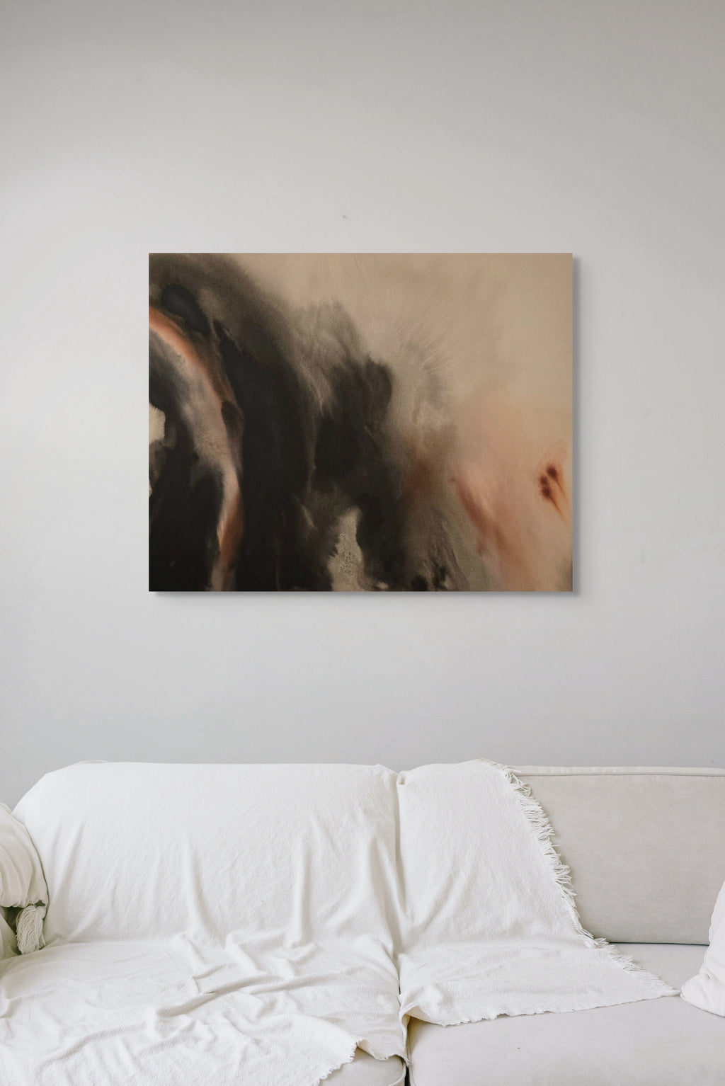 Eroded Silence · 100 × 80 cm