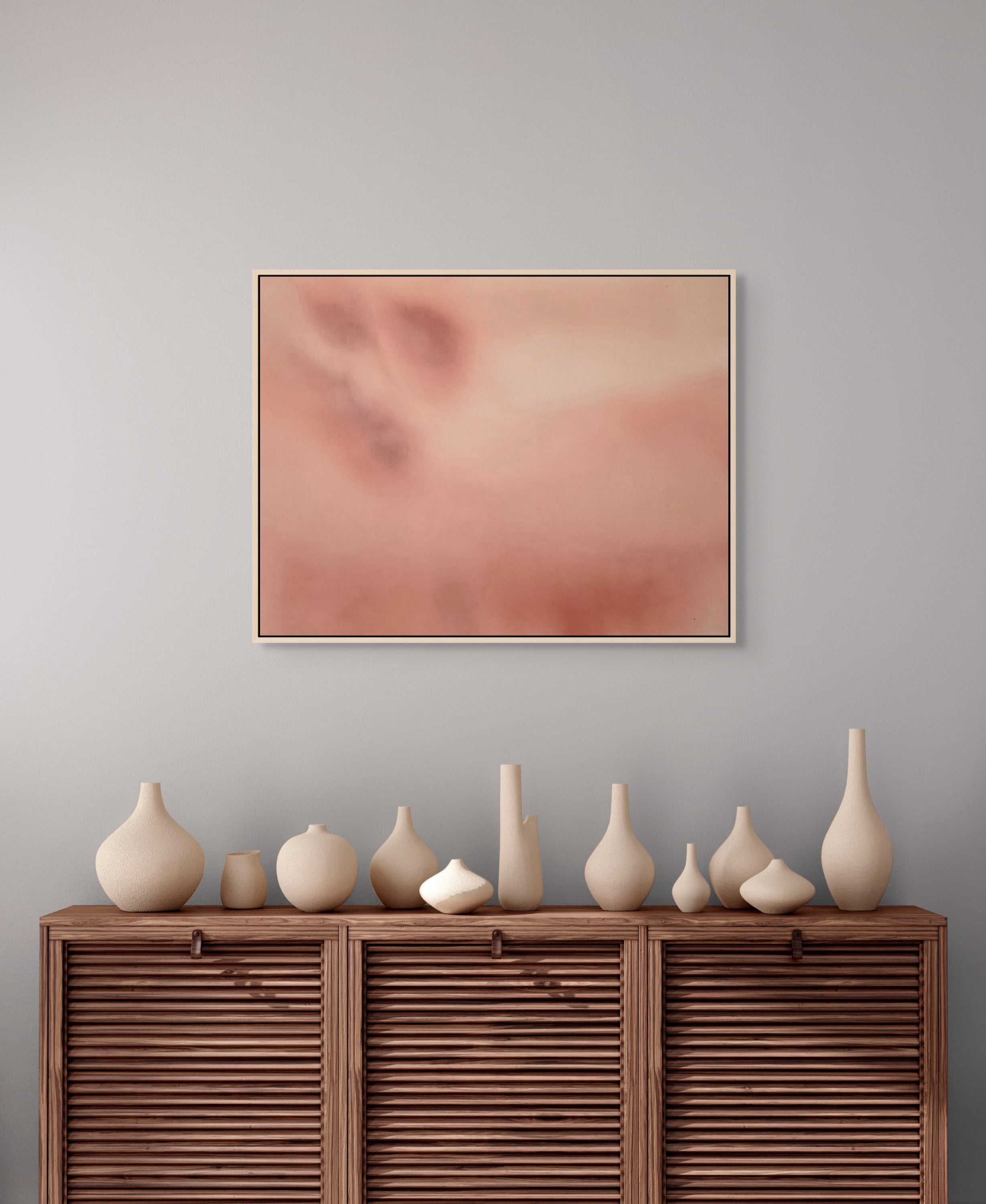 Pale Distance · 80 × 60 cm