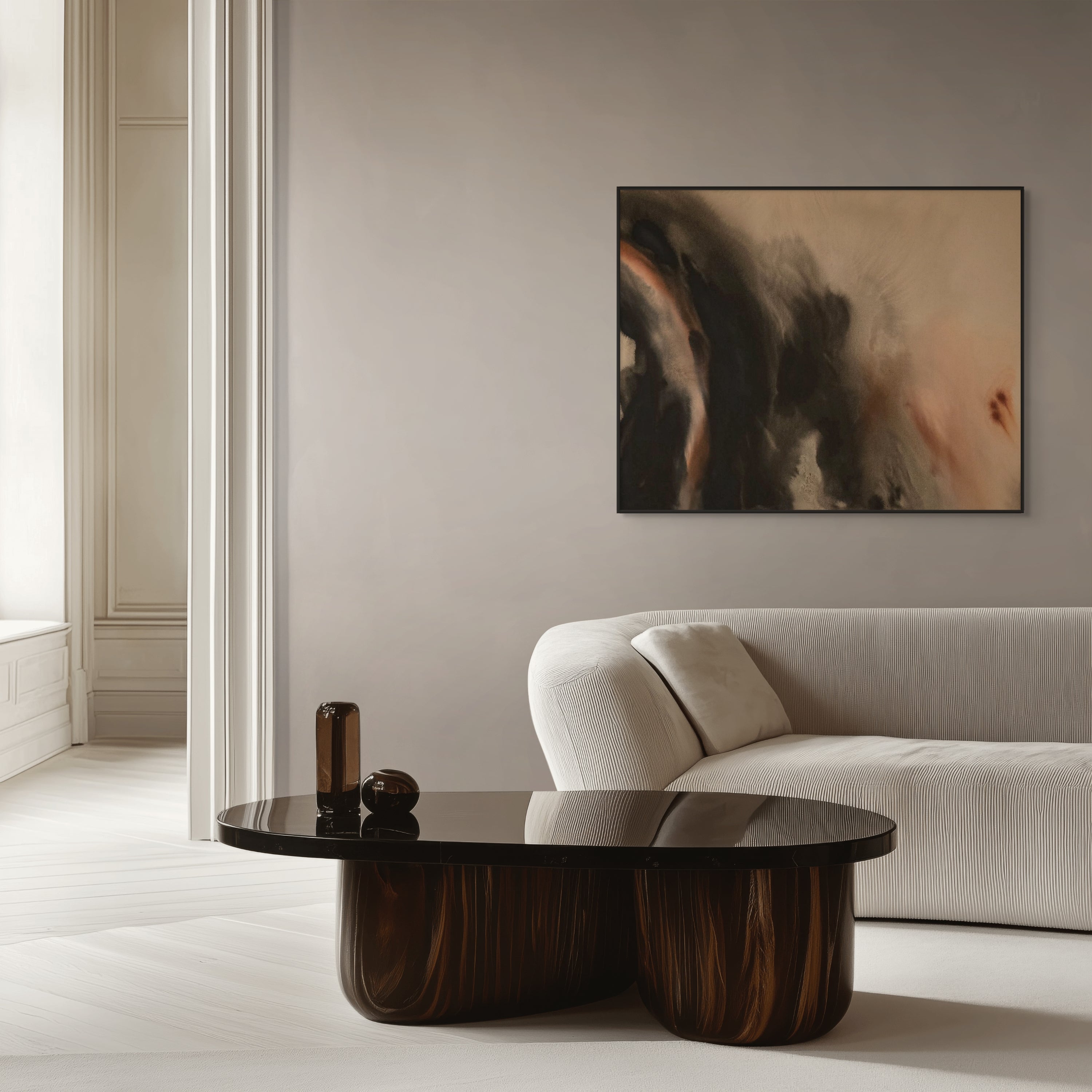 Eroded Silence · 100 × 80 cm