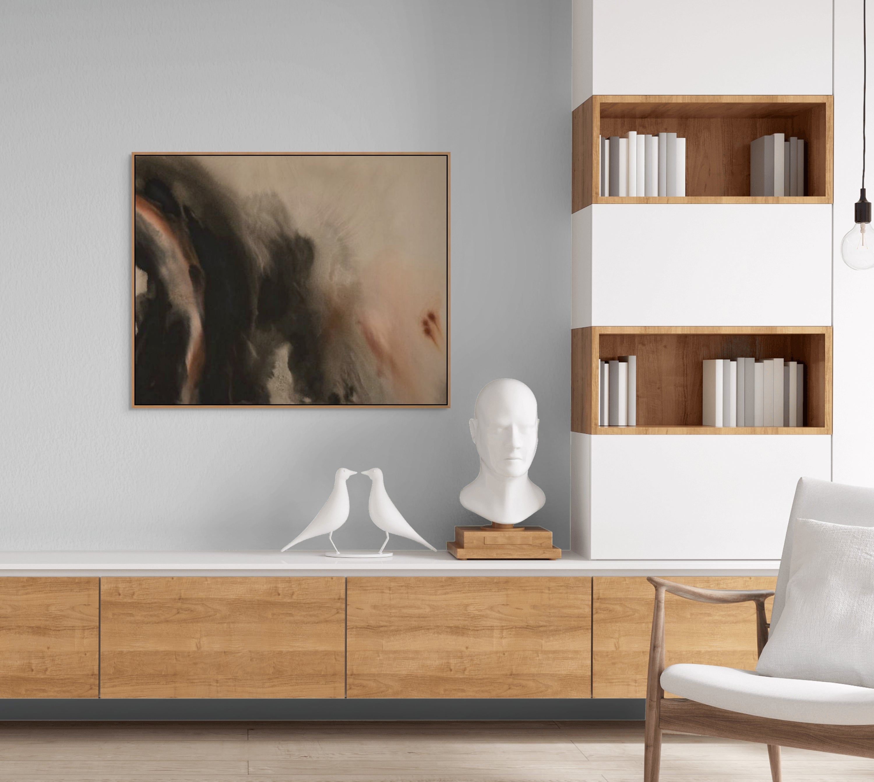 Eroded Silence · 100 × 80 cm