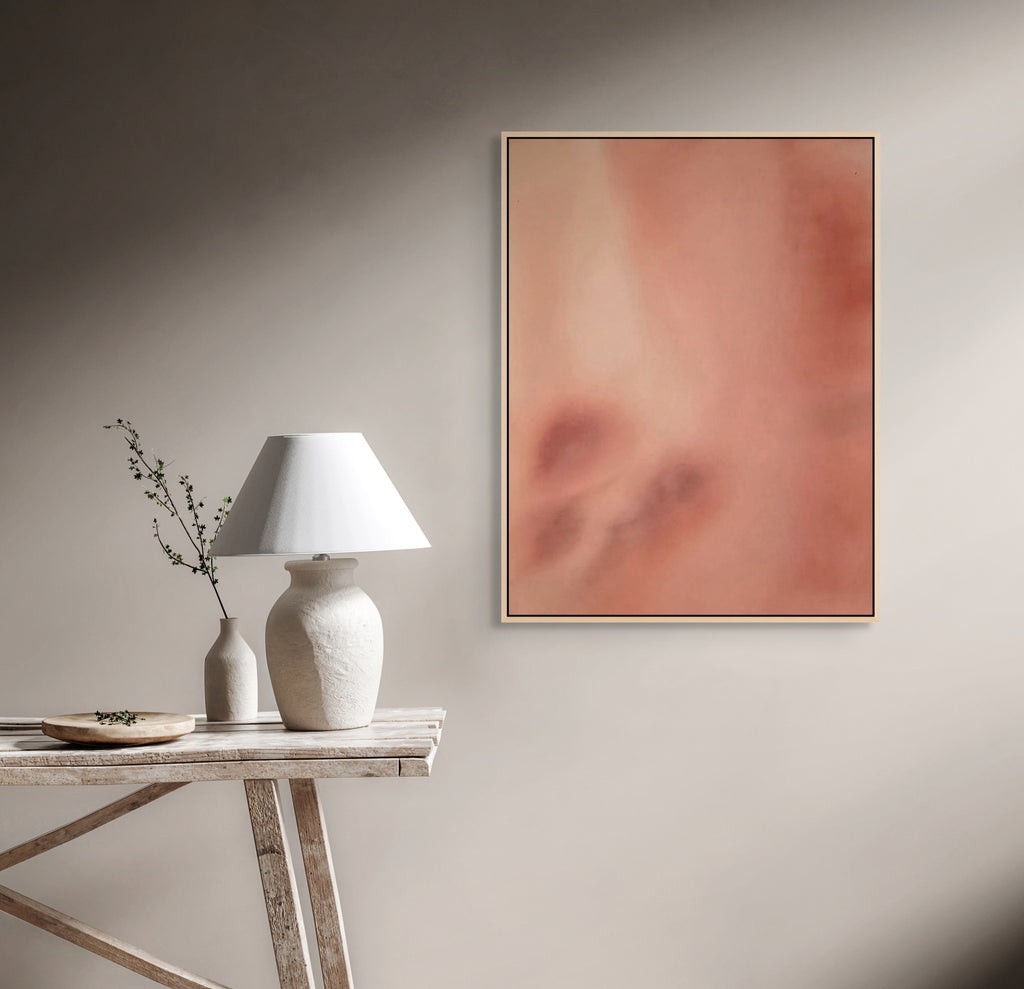 Pale Distance · 80 × 60 cm