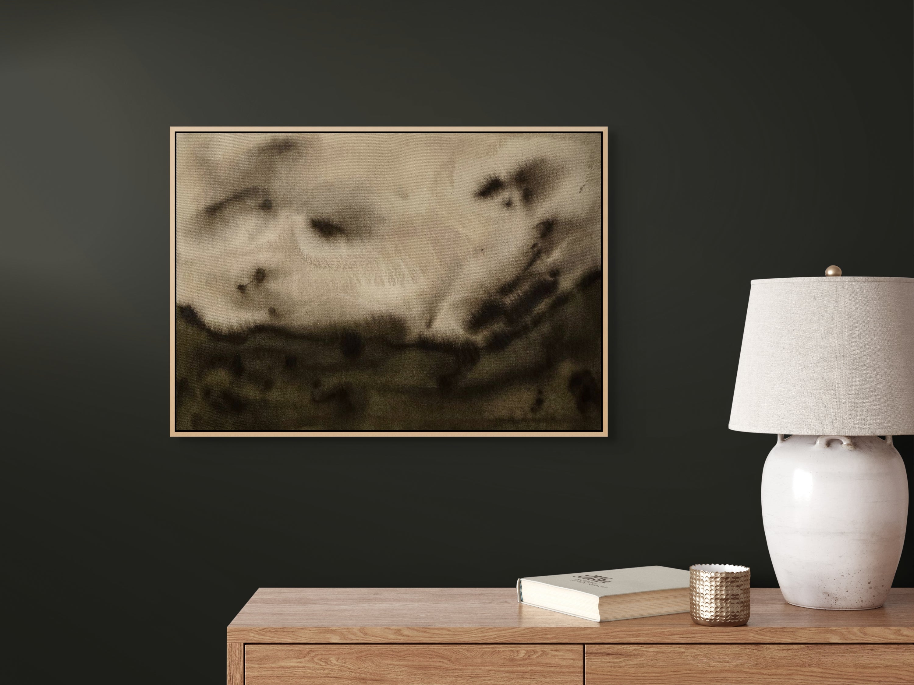 Earthen Veil · 50 × 70 cm