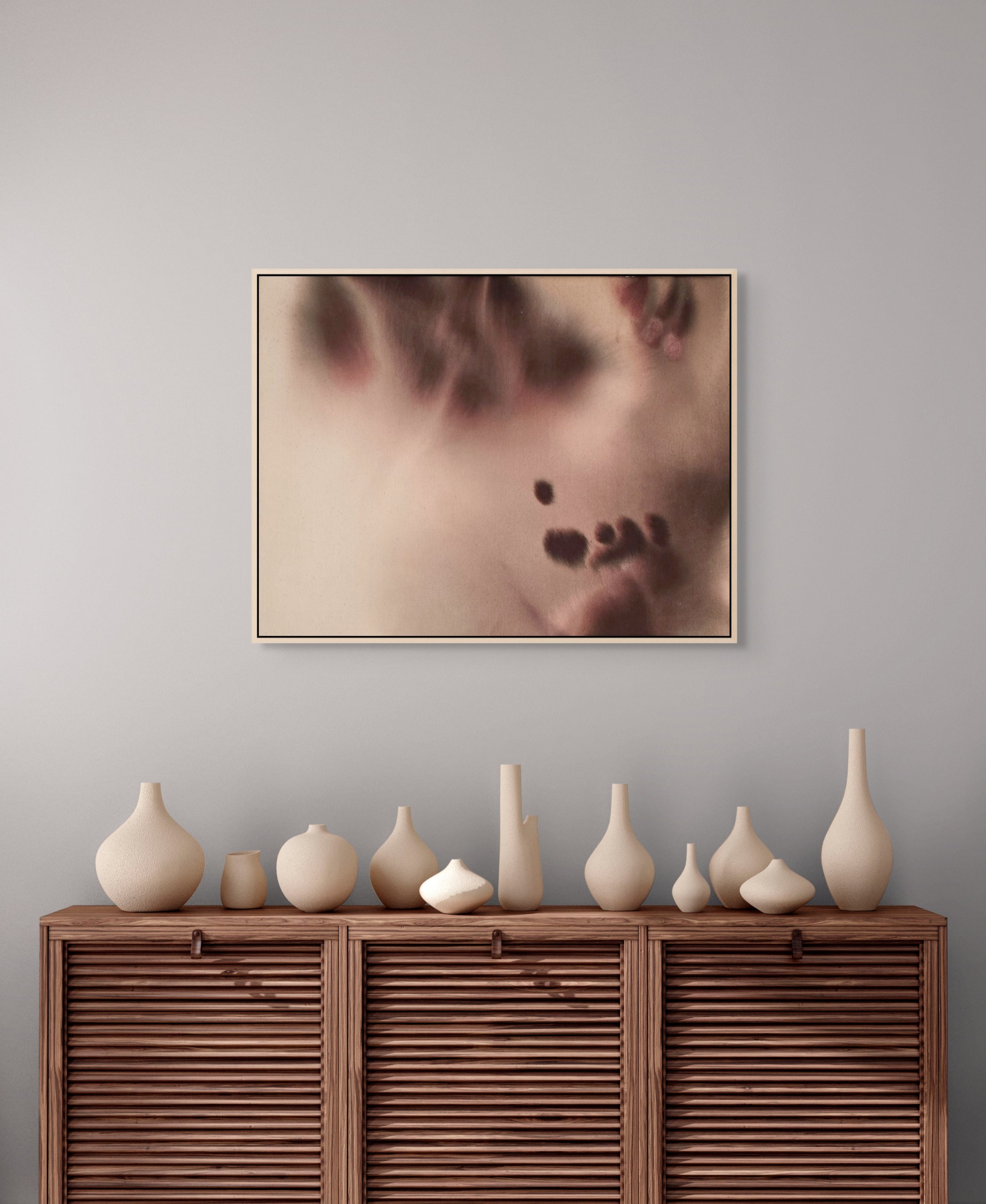 Fading Touch · 80 × 60 cm