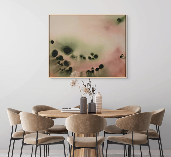 Quiet Bloom · 100 × 80 cm